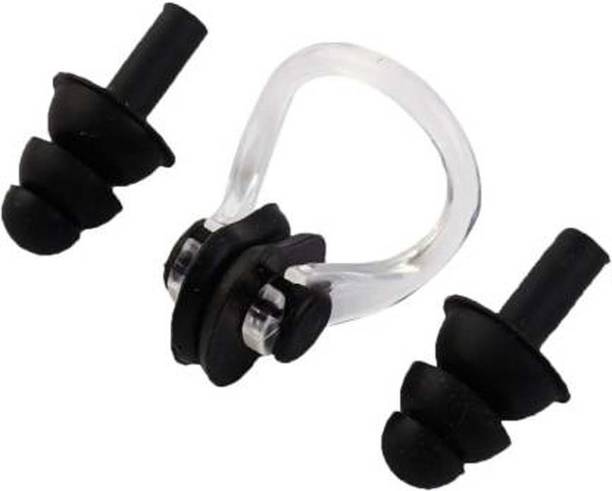 Mahadev Sports Swimming Soft Silicon Ear Plug & Nose Clip