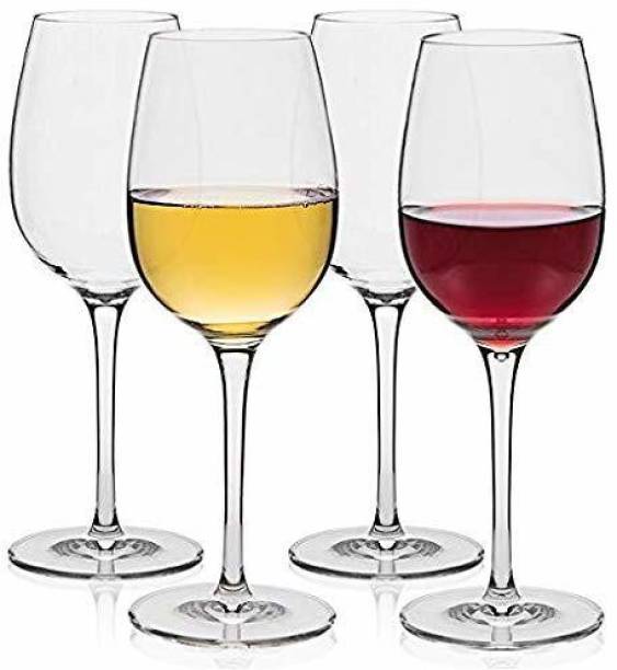 BESTAQUA (Pack of 4) crystal wine whisky glasses Glass Set Wine Glass