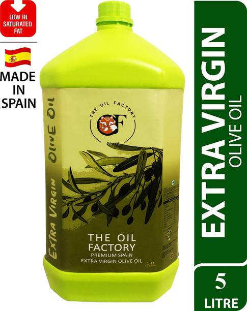 The Oil Factory Extra Virgin Olive Oil, First Cold Pressed,(Imported from Spain) Olive Oil Plastic Bottle