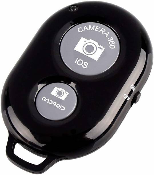 UNIQUE WORLD Wireless Bluetooth Shutter Button Selfie Remote Supported Camera & phones F2  Camera Remote Control