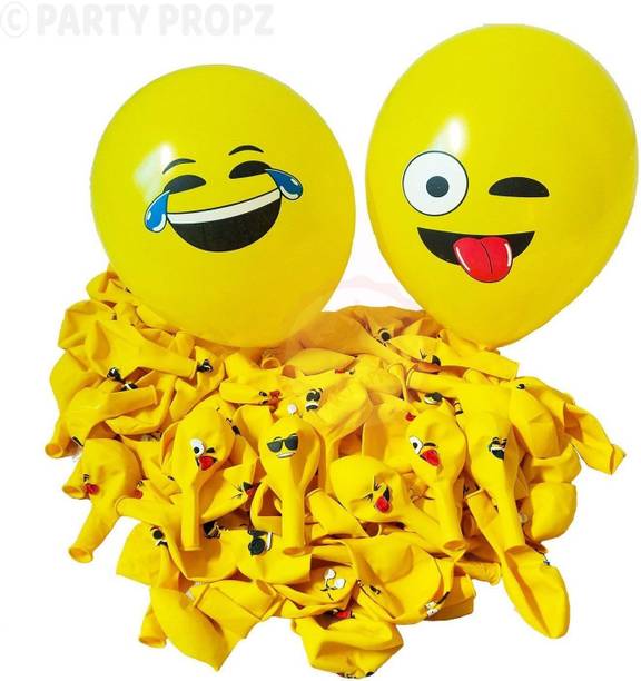 NOHUNT Printed Love White Balloons for Birthday Balloons for Decoration Bubble Balloons Valentine's Day Get-together Party Function (Pack of 25) Balloon