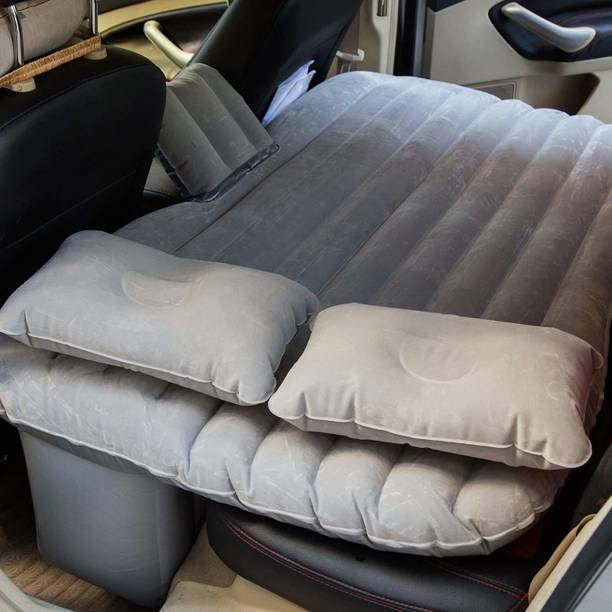 HSR Car Travel Multifunctional Inflatable Car Bed Mattress with Two Air Pillows, Car Air Pump and Repair Kit Car Inflatable Bed