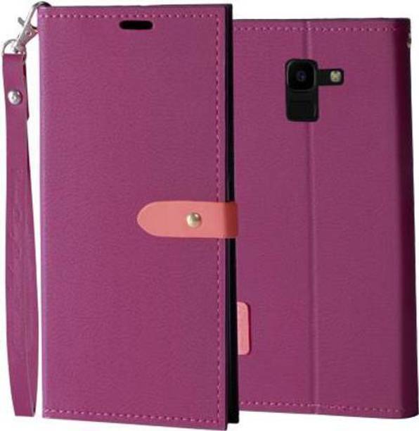 Krofty Flip Cover for Samsung Galaxy J6