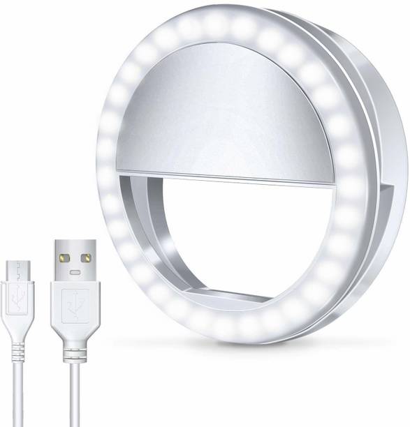 Buy Genuine Selfie Ring Light 36 LED Flash Light/Universal Accessories/Portable for Mobile Desktops Laptops Ring Flash