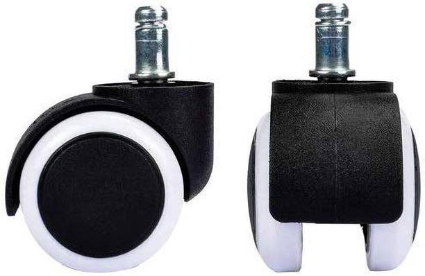 London Paree Chair Wheel Castor Pin Type / Furniture wheel Revolving Chair Wheel White-05 Appliance Furniture Caster