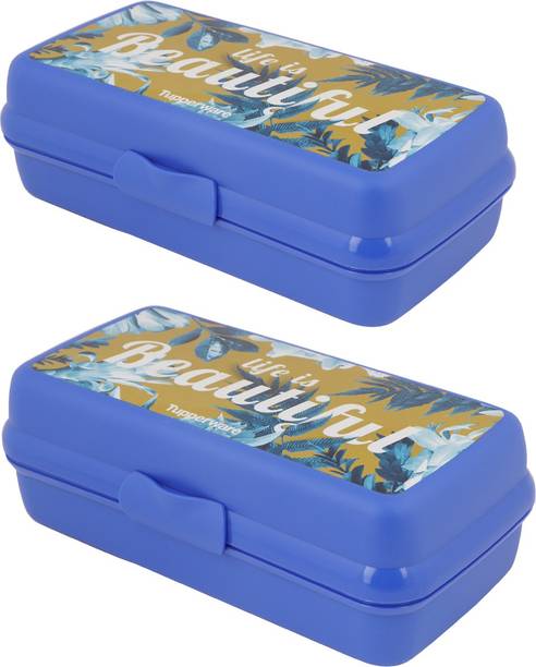 TUPPERWARE SANDWICH KEEPER (PACK OF 2 ) ( EACH 650 ML ) 2 Containers Lunch Box