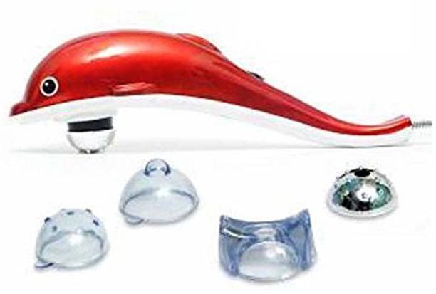 Rexmon RM124 Dolphin Handheld Massager with Vibration, Magnetic, Far Infrared Therapy to Aid in Pain and Stress Relief Massager