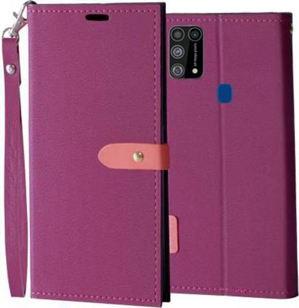 Krofty Flip Cover for Samsung Galaxy M31, Samsung Galaxy F41, Samsung M31 Prime