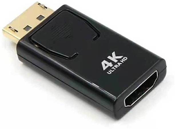 microware HDMI Adapter 0 m 4K Display Port HDMI Adapter to 1080P HDMI Connector