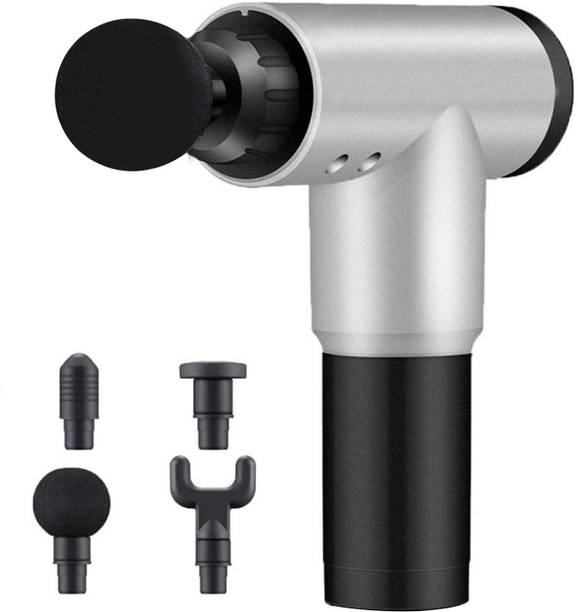 ALLEXTREME HF-280 Facial Massage Gun Portable Vibration Muscle Body Massager with 4 Heads & 6 Adjustable Speed Vibrator for Neck, Leg, Hand & Back Massager