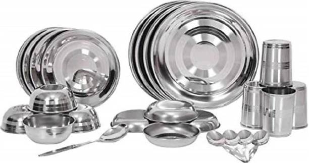KIARAA Pack of 25 Stainless Steel dmark Dinner Set