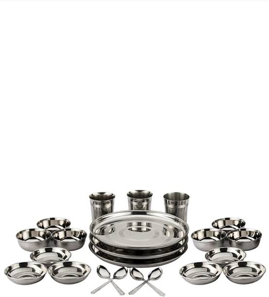 KIARAA Pack of 22 Stainless Steel Dinner Set