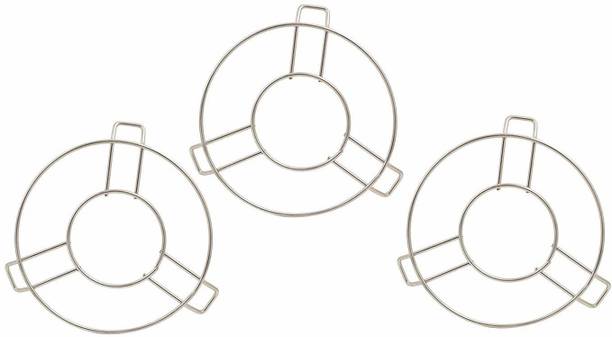 Urbanware Hot Pot Stand/Ring i Trivet Hot Mate - Casserole Stand/Hot & Cold Cauldron Stand/Stainless Steel Heat Resistant Hot Pan/Pot Stand - Set of 3 Mirorr Trivet