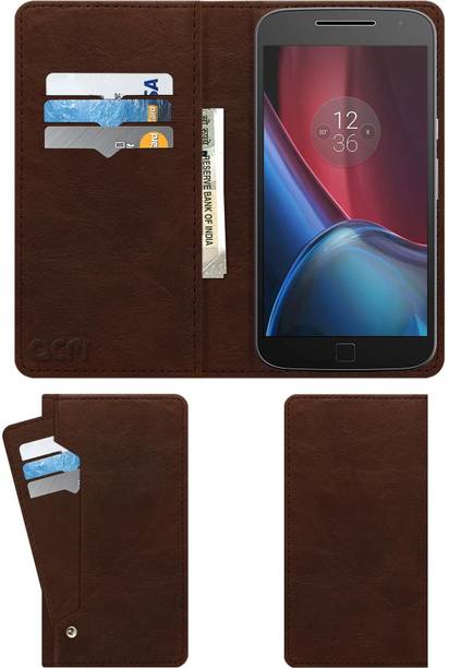 ACM Flip Cover for Motorola Moto G (4Th Generation) Plus