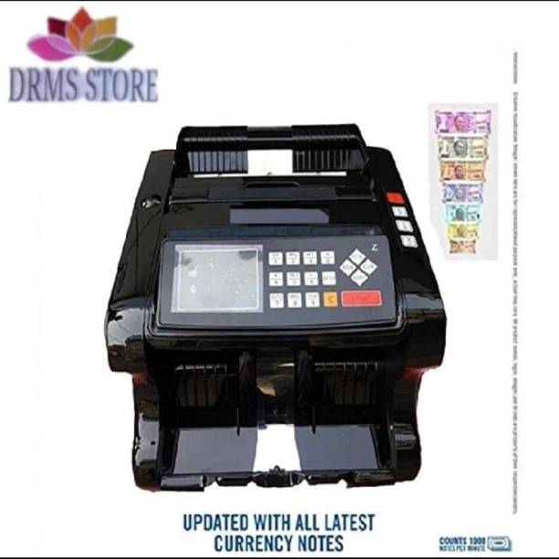 DRMS STORE MIX Denomination Currency Counting Machine / cash counting machine with Fake Note Detection Note Counting Machine