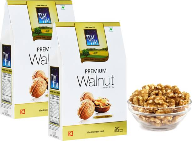 Tim Tim California Walnuts Kernels Premium Vacuum Packed 500gm Walnuts