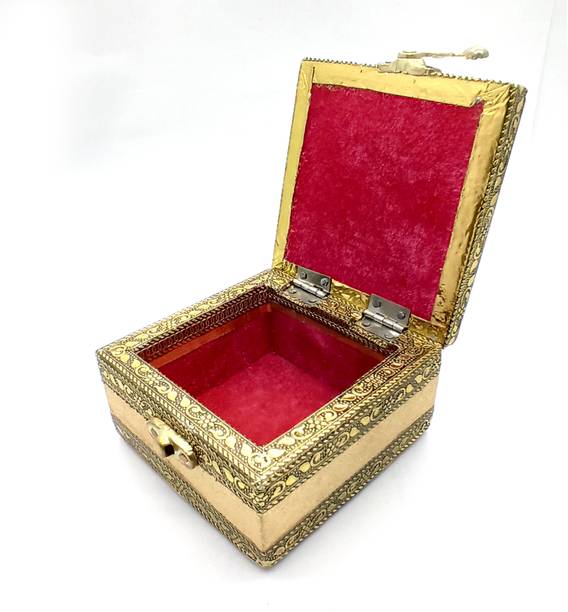 RHANDICRAFT Jewelry Box Marriage, Anniversary, Gift Item, Engagement, Handmade Wooden, Multi Purpose, Jewelry Box Multi Use, Jewelry Storage Vanity Box Makeup And Jewellery Vanity Box