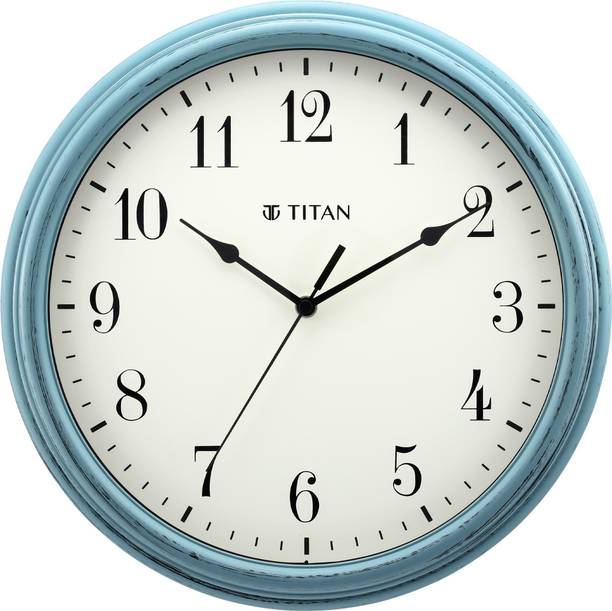 Titan एनालॉग 32.5 cm X 32.5 cm दीवार घड़ी