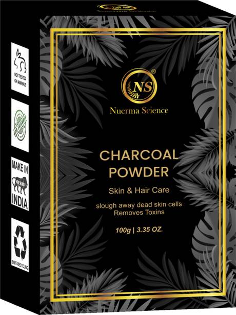 Nuerma Science Organic Charcoal Powder For Skin Lightening, Teeth Whitening