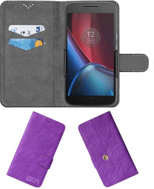 ACM Flip Cover for Motorola Moto G (4Th Generation) Plus