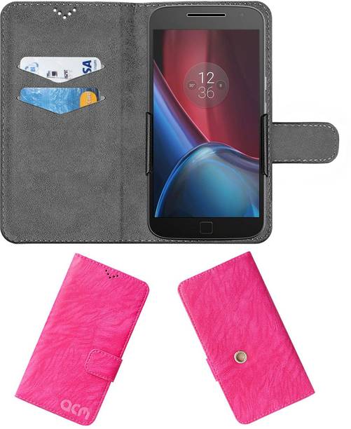 ACM Flip Cover for Motorola Moto G (4Th Generation) Plus