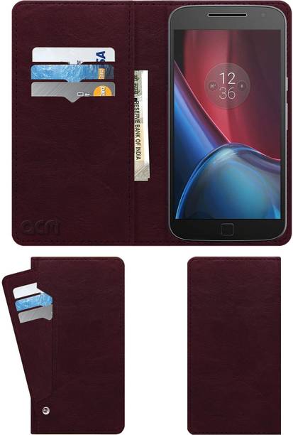 ACM Flip Cover for Motorola Moto G (4Th Generation) Plus