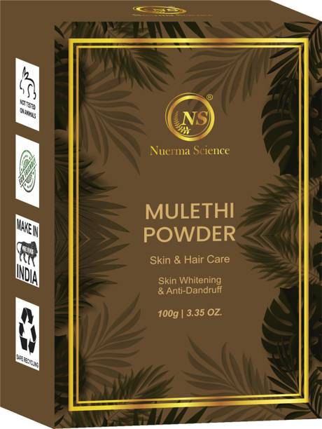 Nuerma Science Mulethi Powder For Face Pack And Hair Pack (Licorice Root/Glycyrrhiza Glabra)