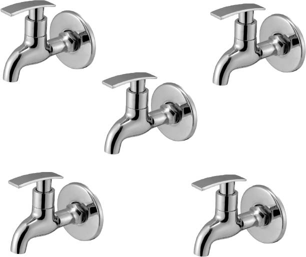 Prestige Passion Bib Cock Without permis Pack Of 5 Finish Chrome platet Tap Made Of Brass Faucet Bib Cock Bathroom Tap Bib Tap Faucet