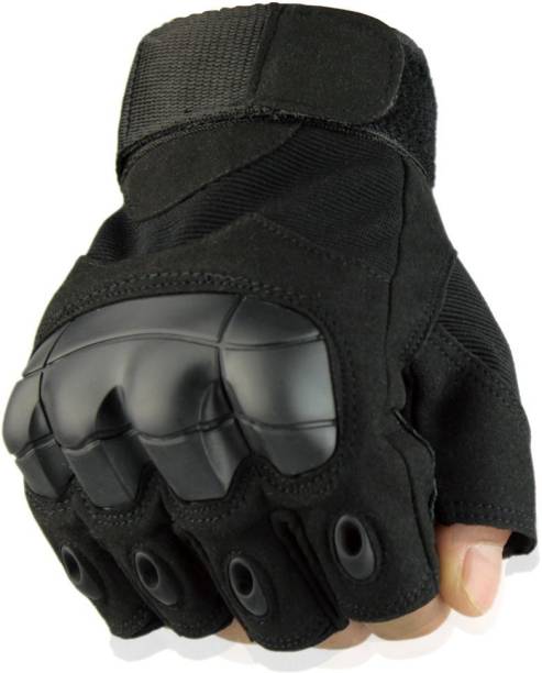 GymWar Half Finger Tactical Gloves Military Army Shooting Hunting Climbing Cycling Gym & Fitness Gloves