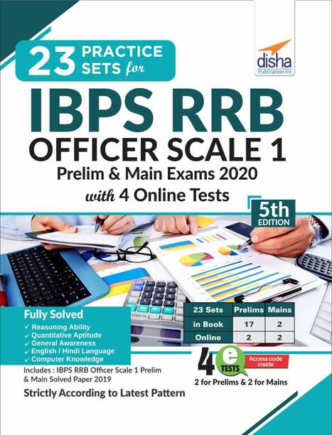 23 Practice Sets for Ibps Rrb Officer Scale 1 Preliminary & Main Exam 2020 with 4 Online Tests