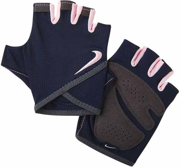NIKE Essential Light Weght Women's Gloves Fitness Gloves (Obsisian/Anthracite/PinkFoam) Gym & Fitness Gloves