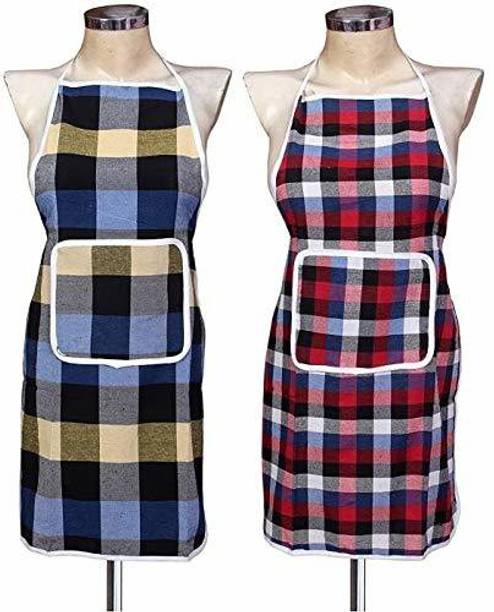Shri Anand Creations Cotton Chef's Apron - Free Size