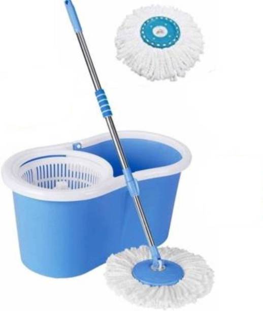 360 Degree Self Spin Wringing With 3 Super Absorbers Mop Set, Mop, Cleaning Wipe