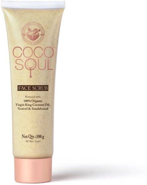 Coco Soul Face Scrub With Virgin King Coconut Oil Scrub