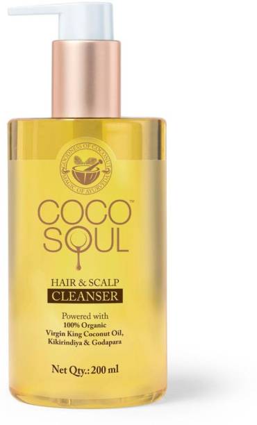 Coco Soul with Coconut & Ayurveda Silicones, Mineral Oil for Long Strong Black Hair