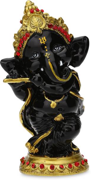 GW Creations Lord Ganesha, Ganesh ji|ganesh idols for home|ganesha idol marble|ganesh idol for ganesh chaturthi|ganesha idol for car|ganesh murti|lord ganesha idol|bal ganesha murti|ganesha statue for gift|ganesha statue for home decor|ganesha statue big Decorative Showpiece  -  16 cm