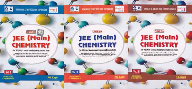 Dinesh Chemistry (Organic Chemistry) for JEE (Main) & Various state Engineering Entrance Tests (Set of 3 Vol.)