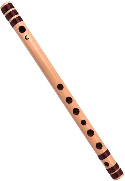 Foora Musical C Sharp Medium Right Hand Bansuri 19 inches Bamboo Flute