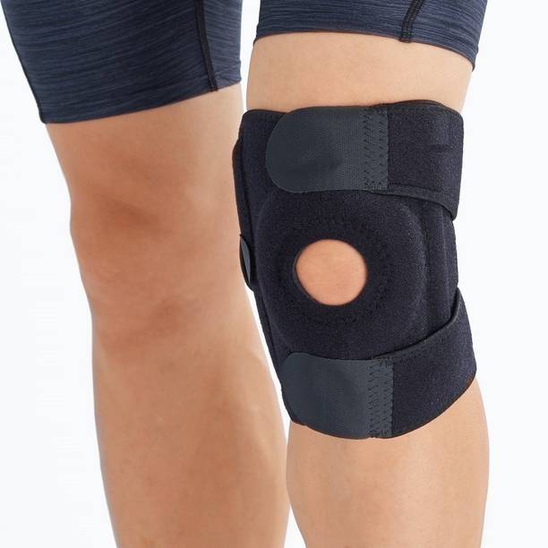 TIMA Premium Compression Knee Support (Black)- (Pack of 1) Knee Support