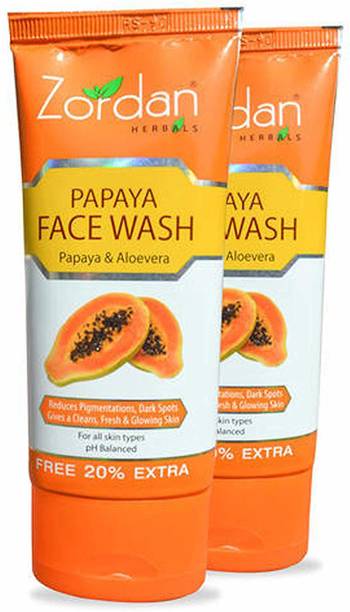 ZORDAN PAPAYA FACE WASH (120ML*2)  (240 ml) Face Wash