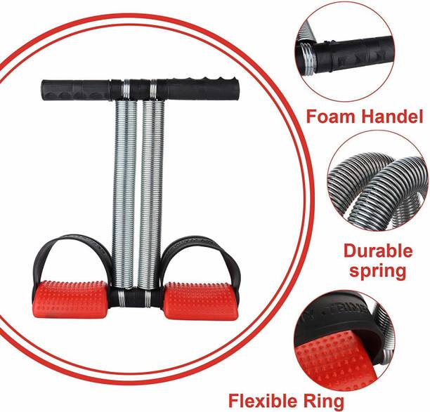RASCO Double Spring Tummy Trimmer Pro Waist Trimmer Abs Exerciser Body Toner Fat Buster एब व्यायाम करने वाला