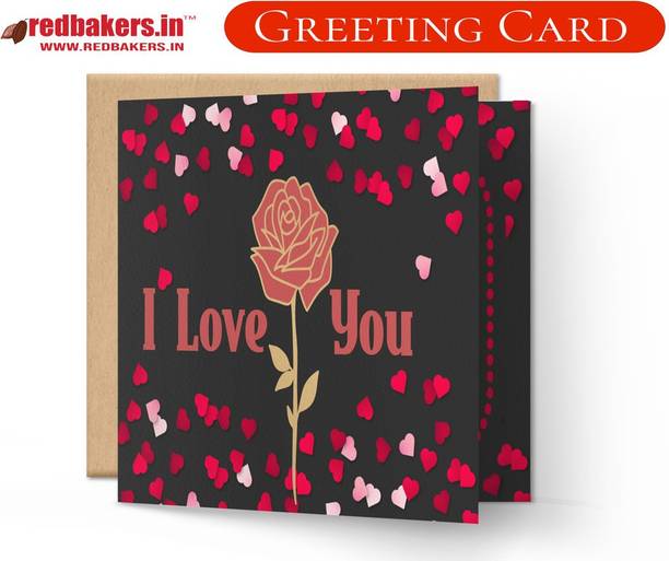 Redbakers.in You Own My Heart Love Theme Greeting Card ग्रीटिंग कार्ड