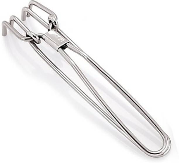 KIING GM-280 Stainless Steel Wire Tong 25 cm Pakkad Utensil Holder, Pakkad, Cooking Utensil Holder with Easy Gripping Handle Stainless Steel Pakkad. Stainless Steel Wire Tong 21cm Pakkad Utensil Holder, Pakkad, Cooking Utensil Holder with Easy Gripping Handle Stainless Steel Pakkad. 21 cm Utility Pakkad