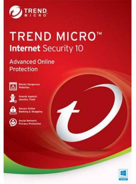 Trend Micro Internet Security 3 User 1 Year