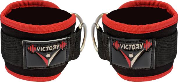 VICTORY Ankle Straps for Cable Machine, Gym, Legs, Butt, Exercises for Men and Women Ankle Support