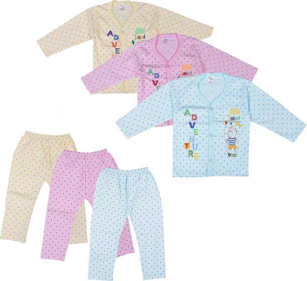 Shyamcollections Baby Boys & Baby Girls Casual Pyjama T-shirt