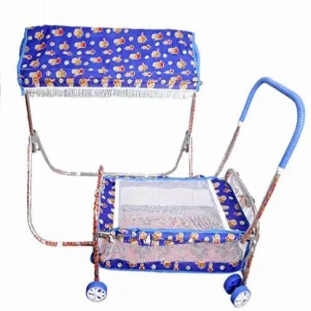 Style Jhula, Swing ,Steel for New Born Baby Sleeping Bed with Net Bassinet