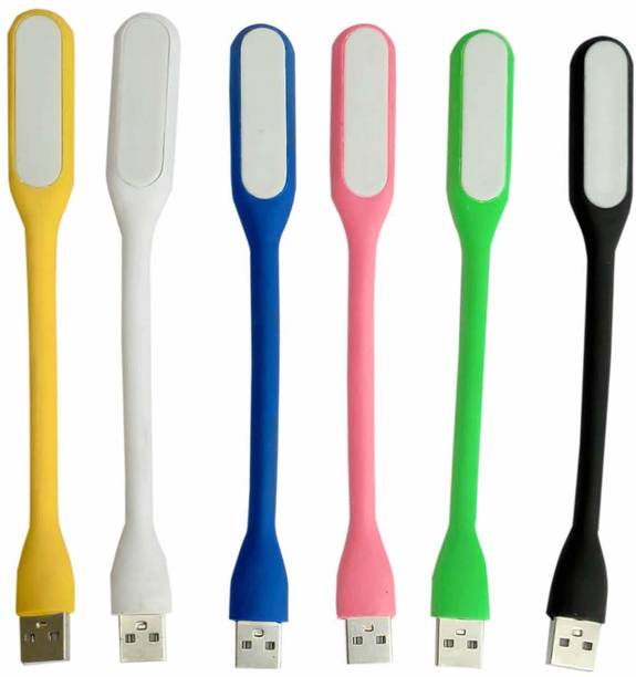 Ravbelli USB Lite Set of 5 Mini USB LED Light Lamp, USB Light for Laptop Computer Keyboard, Flexible Gooseneck Reading Light, USB Powered LED Light, Portable USB Laptop Light (Colours May Vary) USB Hub, Led Light USB Lite Laptop Accessory, USB Flash Drive, USB Hub, Led Light