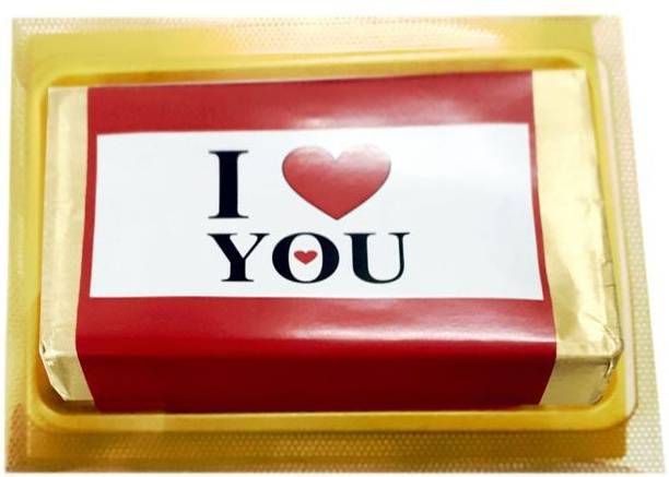 Kinoki I Love You Anniversary Fruit and Nuts JUMBO Chocolate Bar 180 Grams chocolate gift Box. Bar Gift Pack