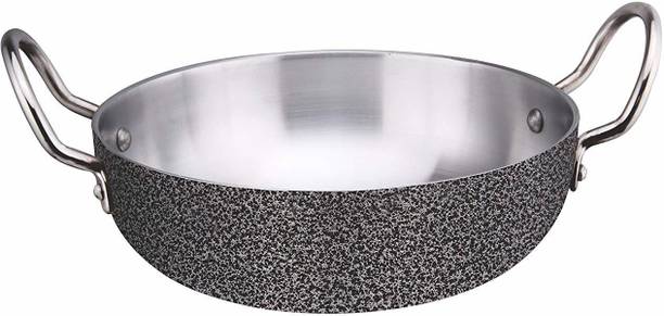 Navghar Heavy quality Deluxe kadhai with induction base (3.25 mm thick) Kadhai 27 cm diameter 3.5 L capacity